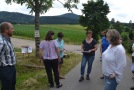 Menschen auf einem Ernährungsspaziergang