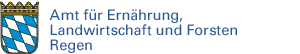 Schriftzug Amt für Ernährung, Landwirtschaft und Forsten Regen mit Link zur Startseite 